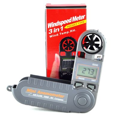 Купити Кишеньковий анемометр з електронним компасом AZ-8996 в Україні