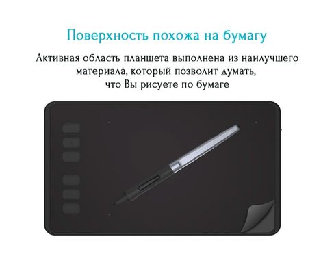 Купити Графічний планшет Huion H640P + рукавичка (ПІСЛЯ РЕМОНТУ) H640P-R в Україні