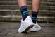 Шкарпетки водонепроникні Dexshell Running, p-p XL, з блакитними смугами