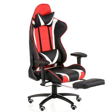 Купить Кресло офисное ExtremeRace black/red/white with footrest (E6460) в Украине