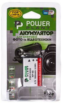 Купити Акумулятор PowerPlant Casio NP-90 1860mAh (DV00DV1314) в Україні