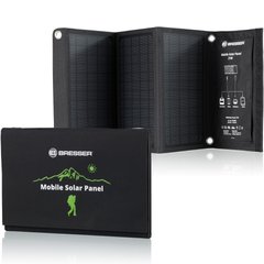 Купити Портативний зарядний пристрій сонячна панель Bresser Mobile Solar Charger 21 Watt USB DC (3810030) в Україні