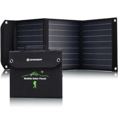 Купити Портативний зарядний пристрій сонячна панель Bresser Mobile Solar Charger 40 Watt USB DC (3810040) в Україні