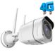 Купить 4G камера видеонаблюдения уличная с поддержкой 3G Unitoptek NC919G, 5 Мегапикселей, под SIM карту в Украине