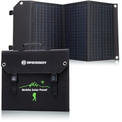 Купити Портативний зарядний пристрій сонячна панель Bresser Mobile Solar Charger 60 Watt USB DC (3810050) в Україні