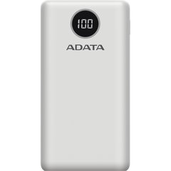 Купить Универсальная мобильная батарея ADATA P20000QCD 20000mAh, PD 18W, USB-C, 2xUSB QC 3.0, white (PB931040) в Украине