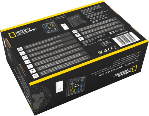 Купить Метеостанция National Geographic VA Colour (Black) (9070600) в Украине