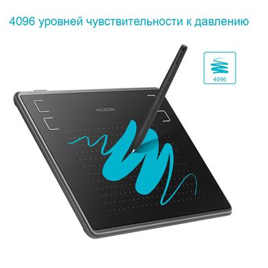 Купити Графічний планшет Huion Inspiroy H430P + рукавичка в Україні