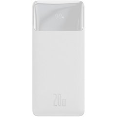 Купить Универсальная мобильная батарея Baseus Bipow 30000mAh, PD 20W, USB-C, 2xUSB QC 3.0 (white) (PPDML-N02) в Украине