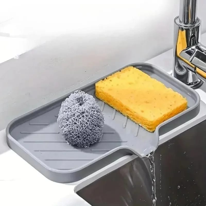 Popular Water-draining Mat,silicone Splash-proof Mat for Faucets, Water-collecting Mat for Sinks, No