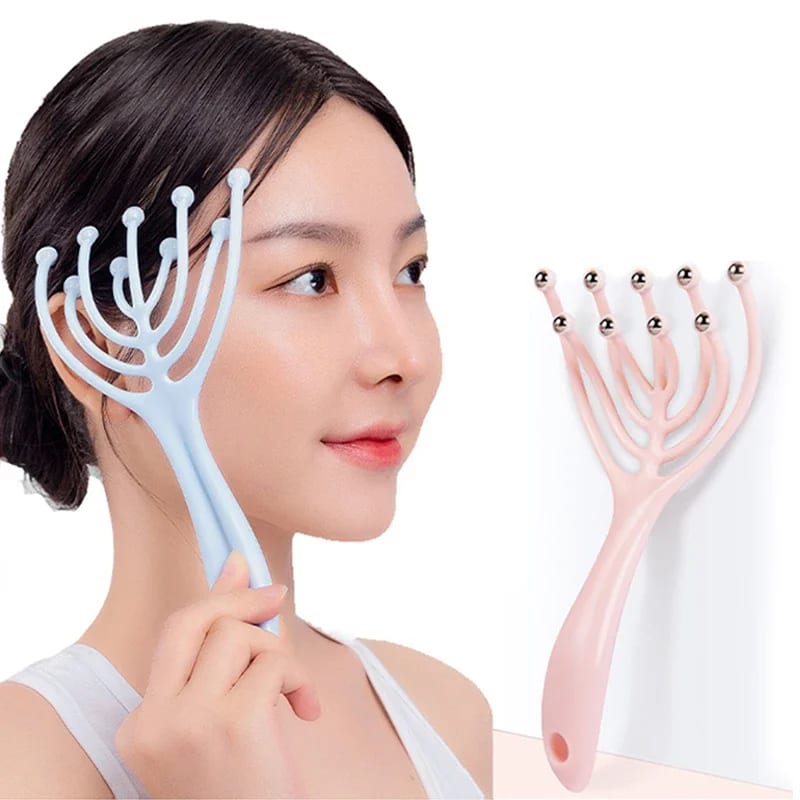 9/5 Claws Head Massger Relieve Migraine Hand Held Hair Stress Relief Aid Relaxation Scalp Massage Ro