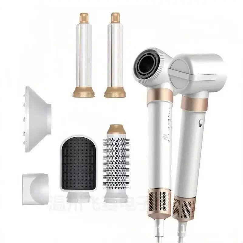 8-in-1 Multifunctional Hot Air Styler Ionic Hair Dryer Set A — ілюстрація до статті