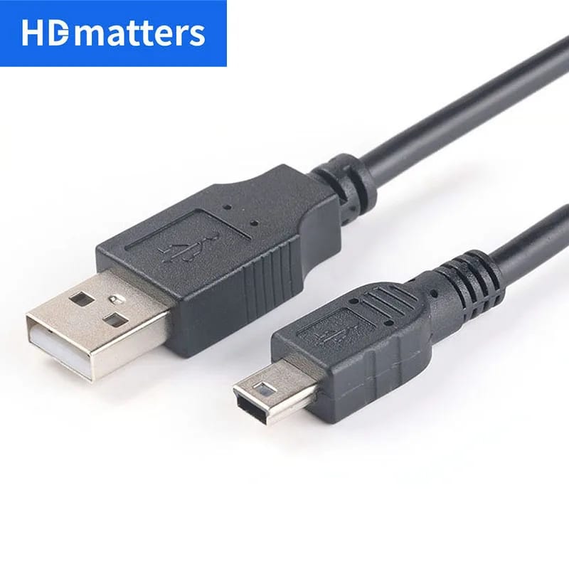 Mini USB cable Short USB 2.0 A male to USB Mini-B data charger cable Mini USB connector cable for MP