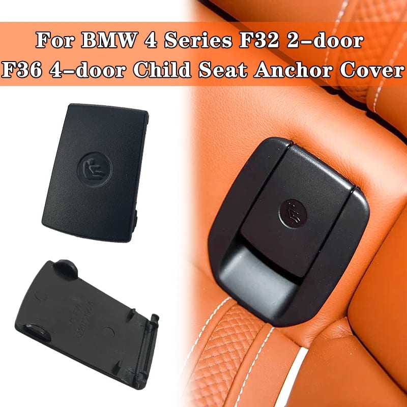 Car Rear Child Seat Fixing ISOFIX Cover for BMW 4 Series F32 F36 Convertible 2013-2019 420i 425i 428